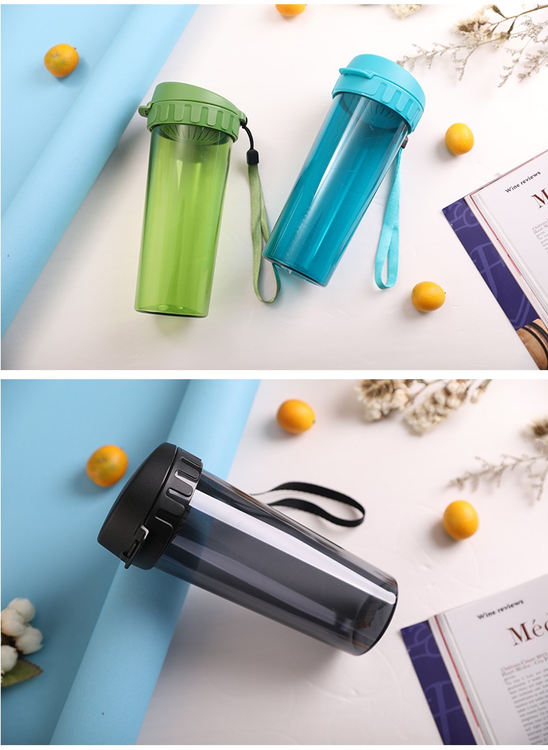 特百惠tupperware水杯500ml茶韵随心杯儿童学生男女塑料防漏运动便携