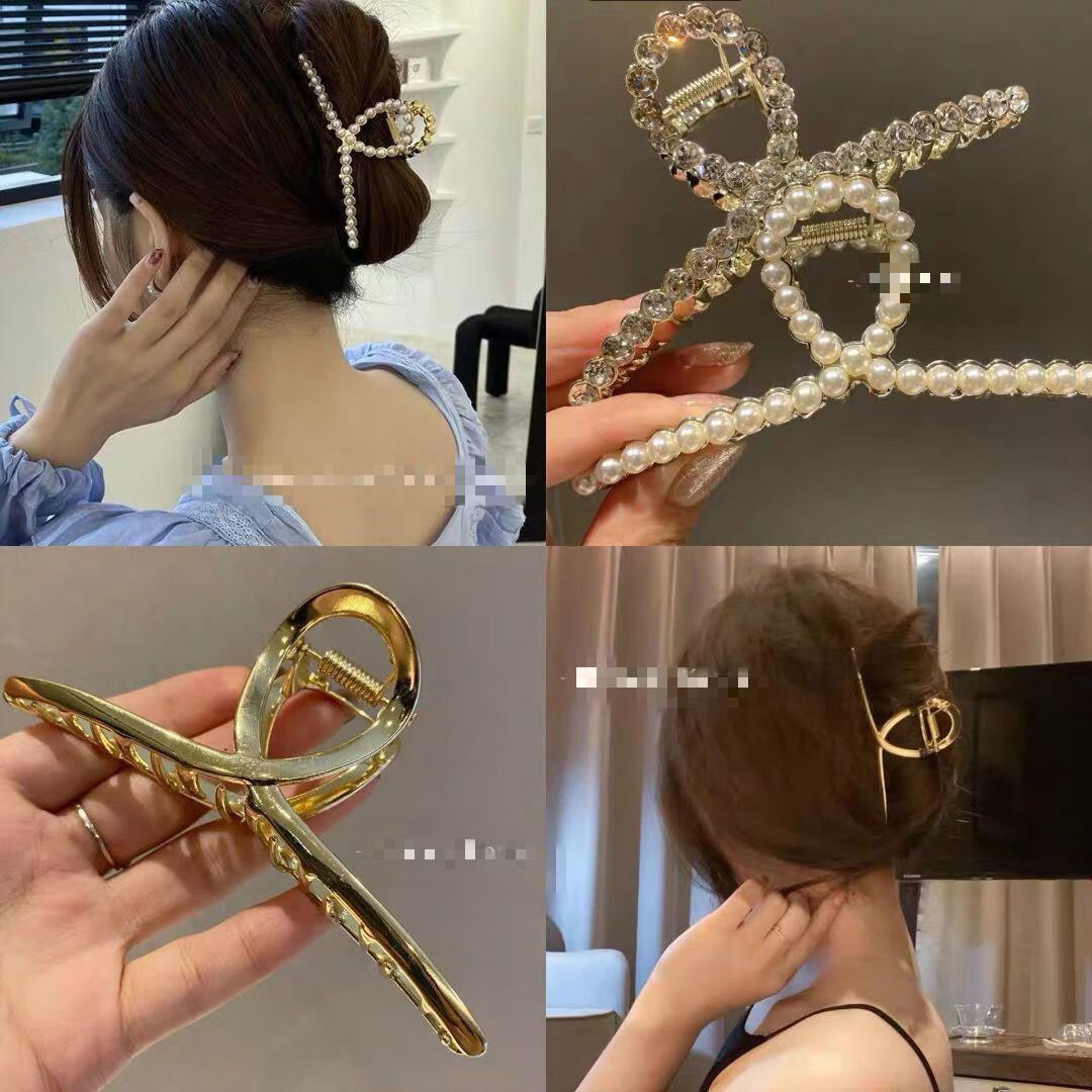 夫人抓夹后脑勺发卡头发夹子头饰韩版优雅气质大号发夹鲨鱼夹发抓卡子