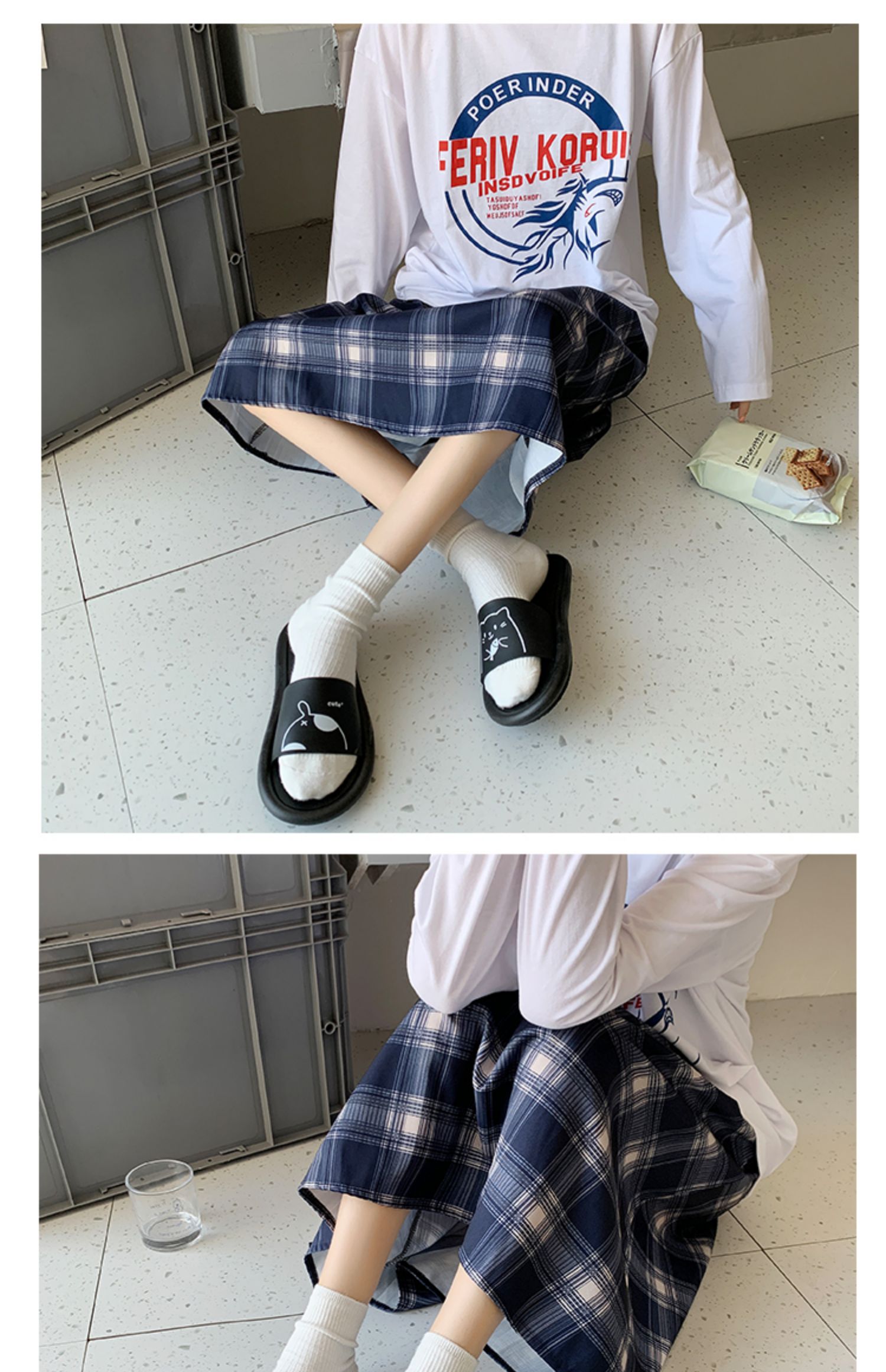 初中生女生拖鞋女中学生脱鞋少女秋天时尚可爱寝室外穿居家用浴室内