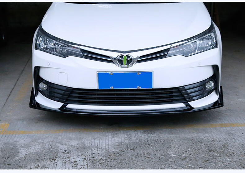 适用于19-21款丰田雷凌前保险杠前铲前唇三段式小包围改装专用 雷凌混