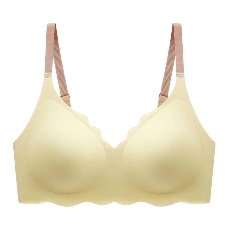 果冻条软支撑内衣软支撑美背无痕无钢圈上托聚拢运动显小胸果冻条文胸