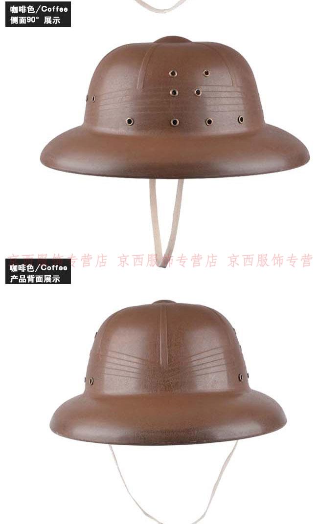 考克礼帽夏季防雨遮阳帽户外太阳帽男野营邮差帽盔形帽青年米黄色