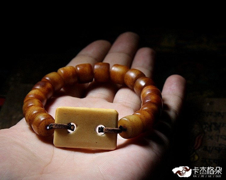 森洲西藏天然老料牦牛骨佛珠手串男士文玩原创玛瑙手链女珍藏盘玩平安