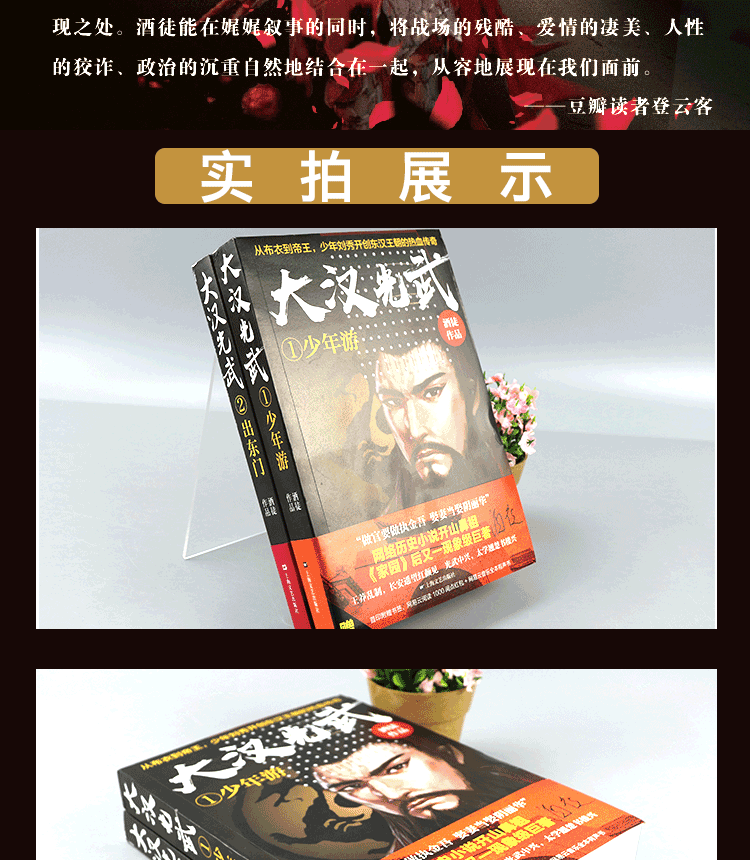 【酒徒作品套装4册】大汉光武【1-4少年光武东门大汉东汉册】少年游+出东门+关山月+业 少年刘秀开创东汉王朝的热血传奇 大汉光武2：出东门详情图片8