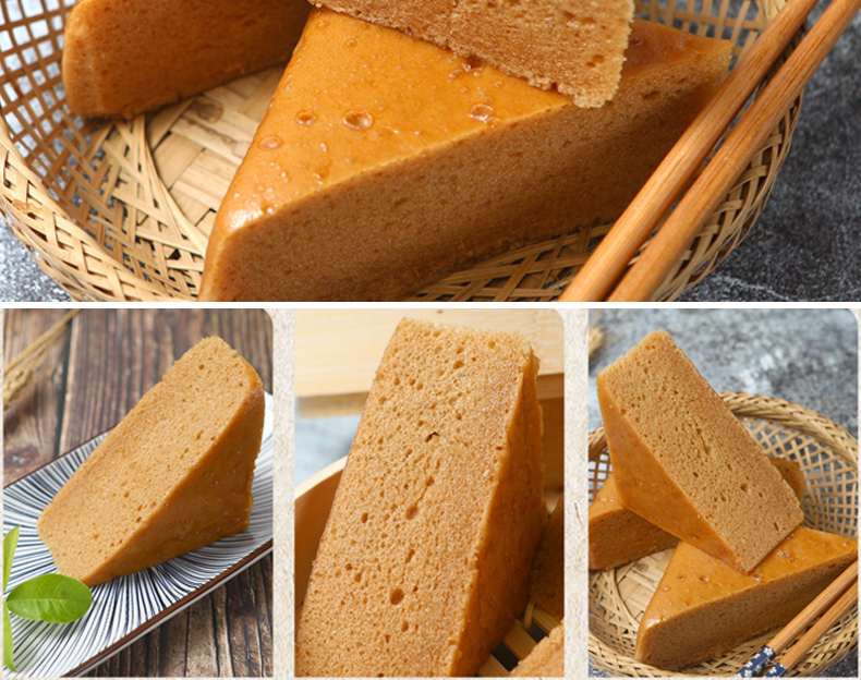 九蒸格 红糖三角糕发糕三角形松糕茶楼点心速冻早餐半成品 两袋【图片