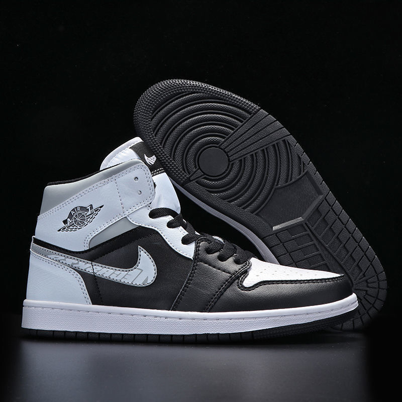 aj男鞋高帮aj1倒钩黑曜石莆田纯原过毒乔1运动鞋篮球鞋女 北卡蓝黑曜