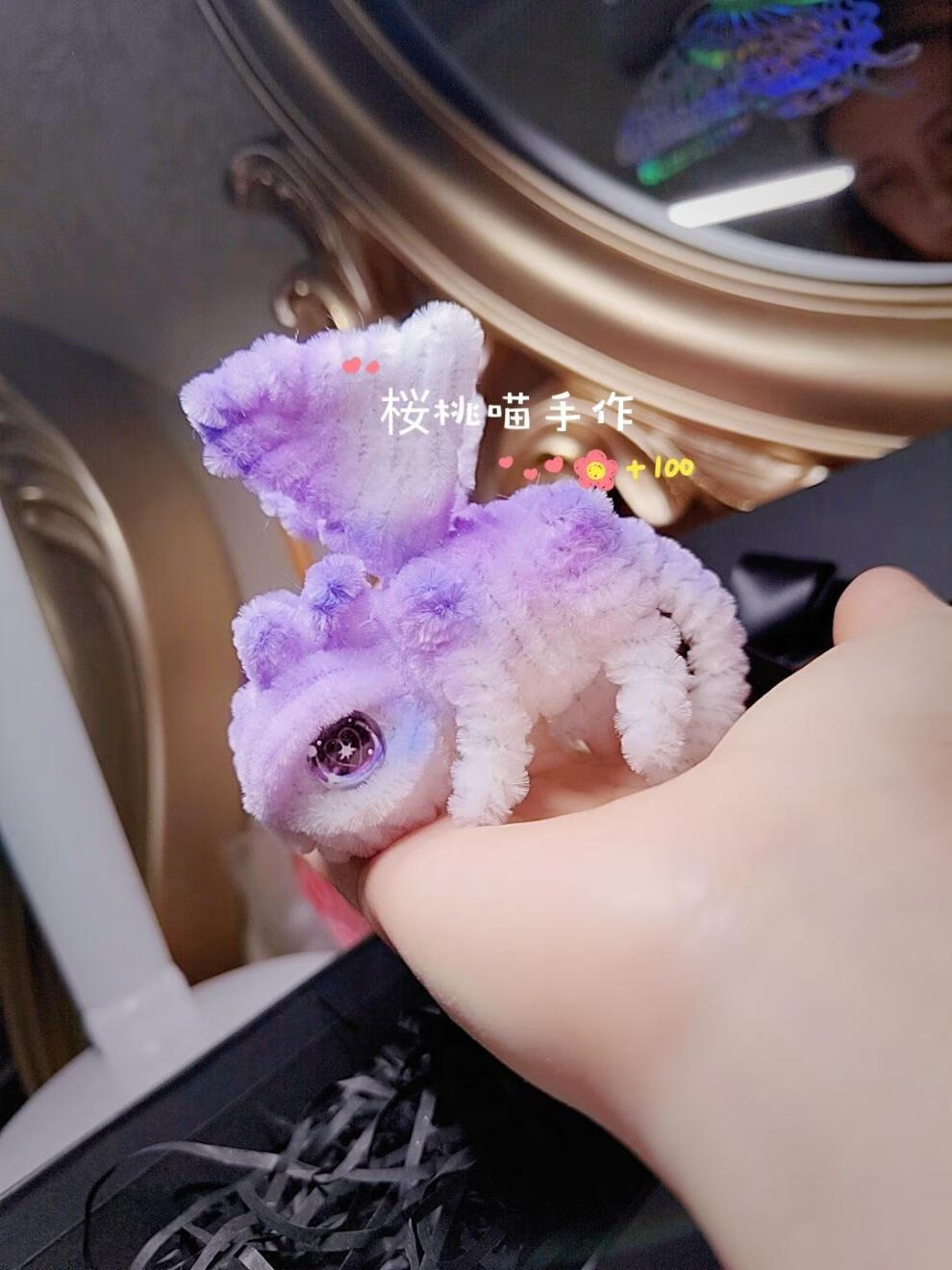 悠客行[小龙成品]扭扭棒恐龙成品迷你扭扭棒恐龙挂件扭扭棒玩偶生日