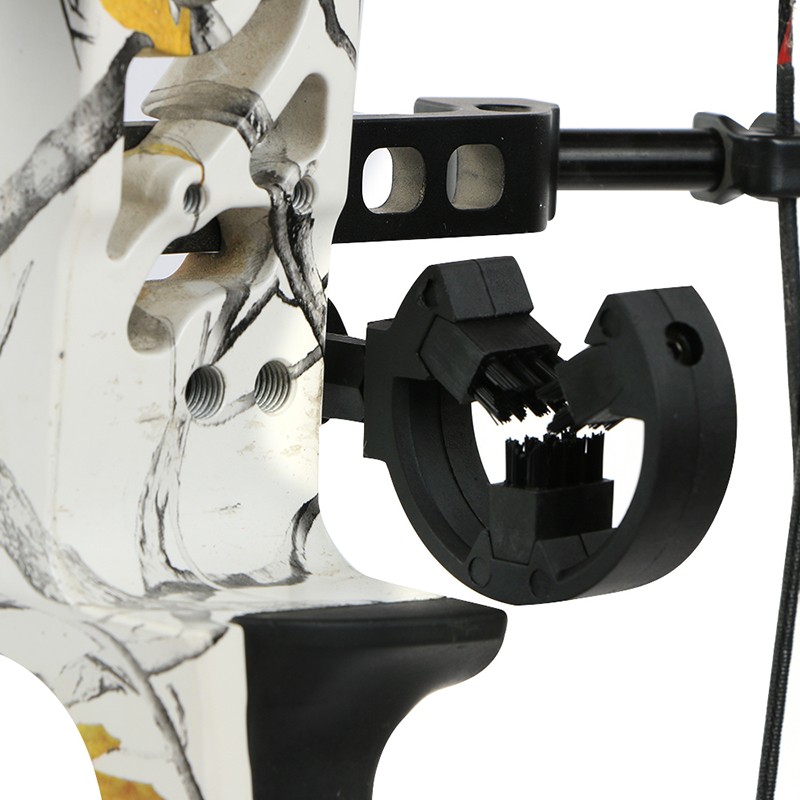 huwairen弓箭箭台气弹毛刷箭台通用鬃刷非跌落起落八字棕饼滑轮射箭y