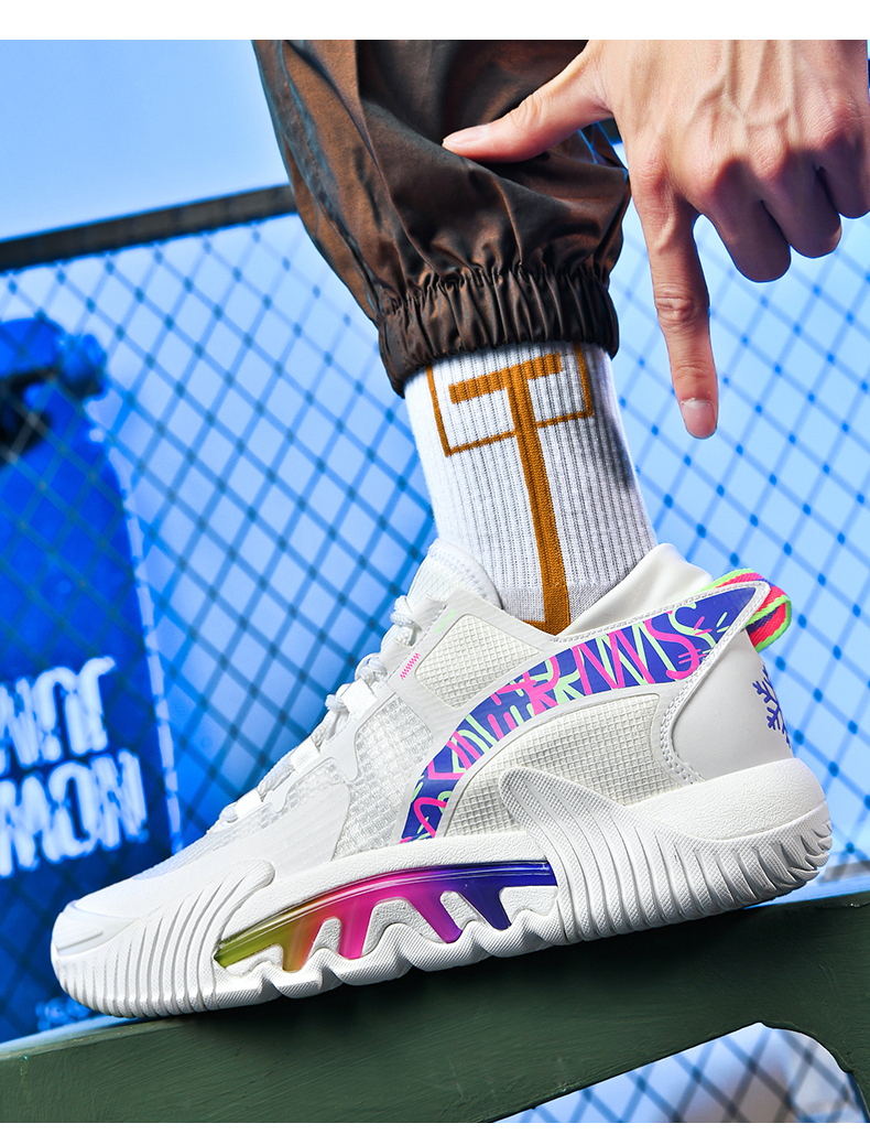 全城音速反伍2代低帮low篮球鞋42科技透气耐磨室外防滑支撑减震专业