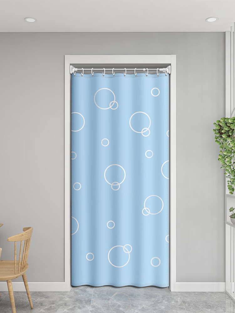 防水门帘浴室门帘防水布淋浴房隔断洗澡隔水浴帘加厚垂坠卫生间隔离拉