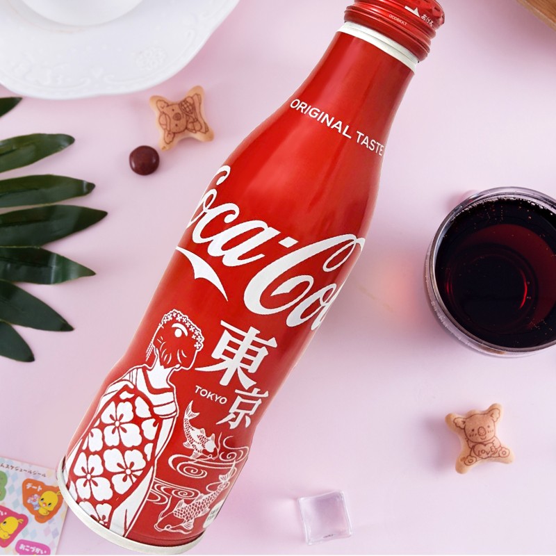 日本进口cocacola东京/富士山可城市节日限定纪念限量收藏版可口可乐