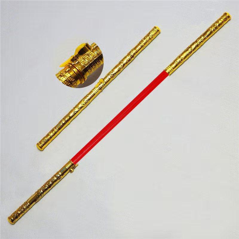 收缩金箍棒孙悟空如意金箍棒儿童玩具可收缩伸缩宝魔术发光变长变短的