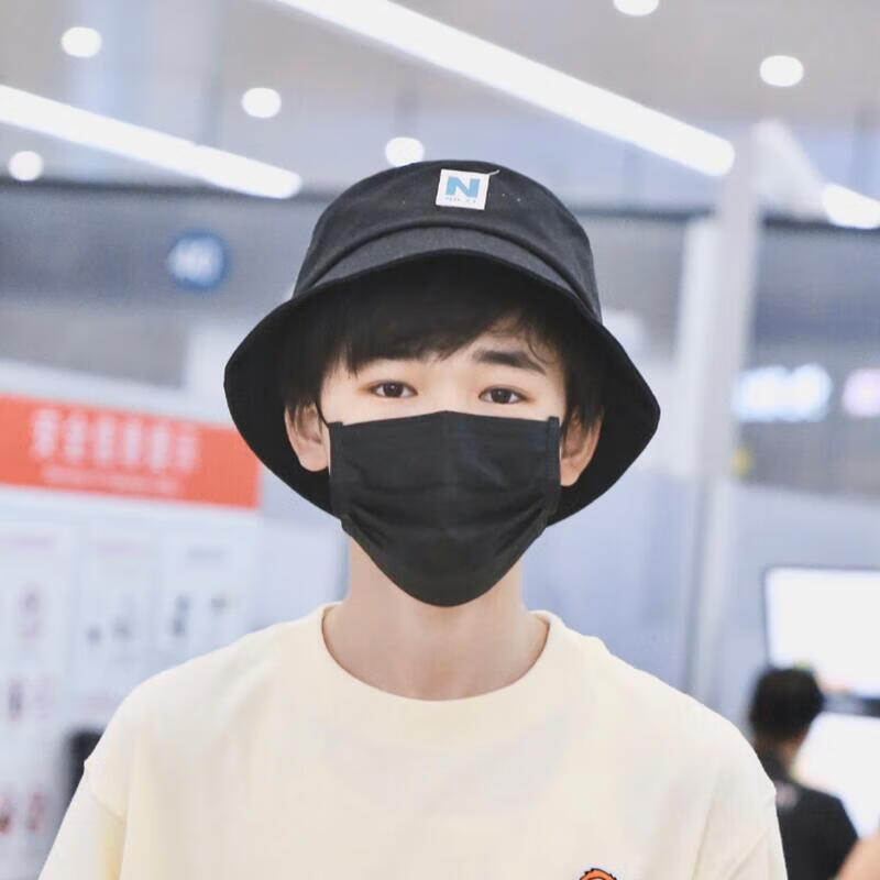 奥义驰宋亚轩同款帽子tnt时代少年团男女生夏季渔夫帽n字母遮阳休闲盆