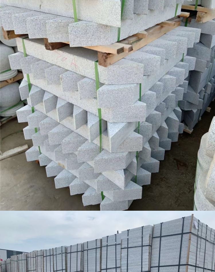 广场庭院毛石板路沿石平侧石路牙花园户外平侧石路沿石庭院花岗岩