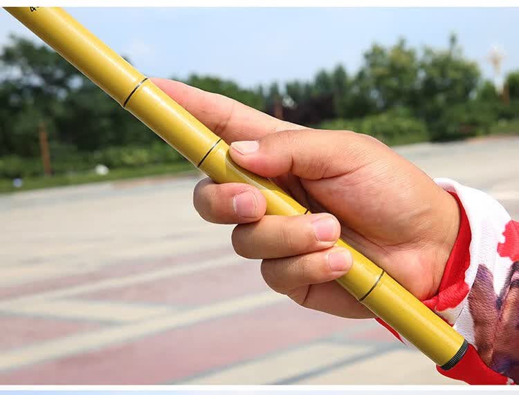 竹子鱼竿纯手工短节玻璃钢竹子鲫鱼钓鱼竿手竿杆超轻超硬溪.