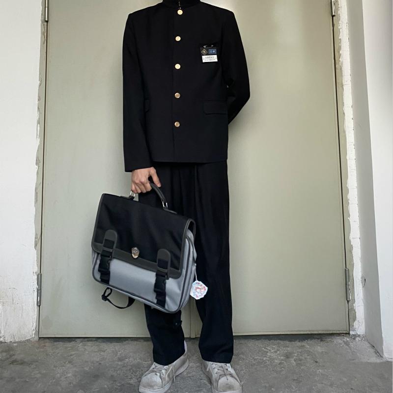 学院风班服立领日制2022年夏季新款中山服男女外套高校校服中山装西装