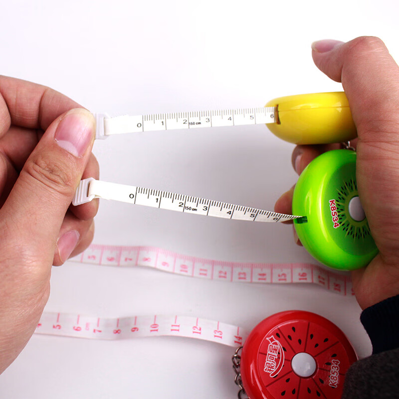 世宜得米尺小学生儿童卷尺软尺迷你小尺子小学生用便携式皮尺米尺数学
