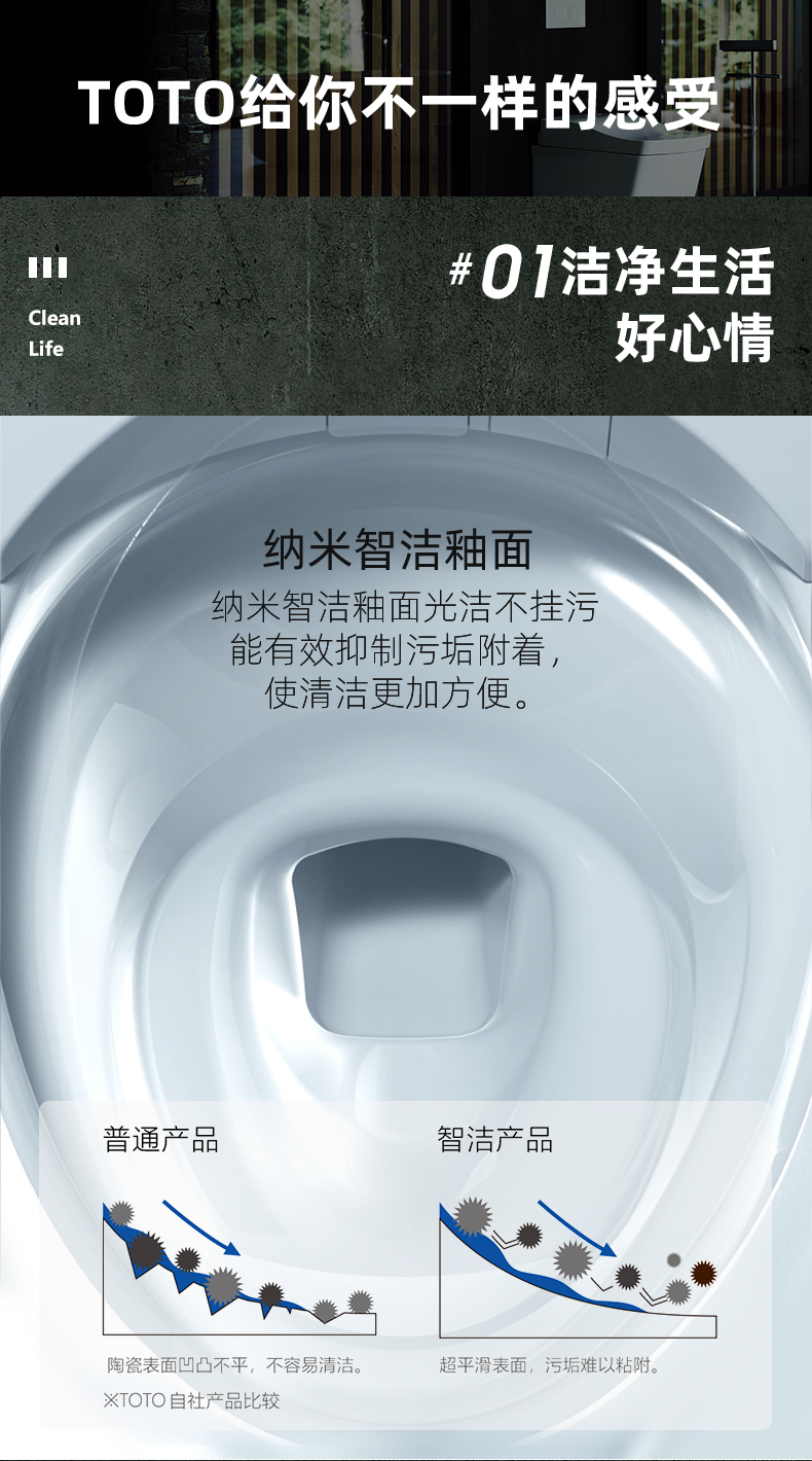 Toto卫浴马桶智洁无棱内壁直冲新超漩冲洗冲落式节水静音坐便器cw9 Cw9b 新超漩无棱内壁 305mm 预售25天 图片价格品牌报价 京东
