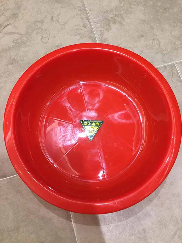 加厚大红盆家用洗衣盆加大洗菜盆圆盆结婚洗脸塑料大盆子洗澡盆a78盆