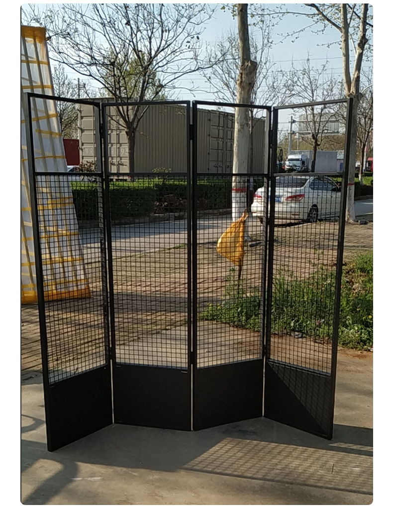 铁网格网 挂墙网格网架折叠铁丝网置物架饰品照片画展幼儿园作品落地