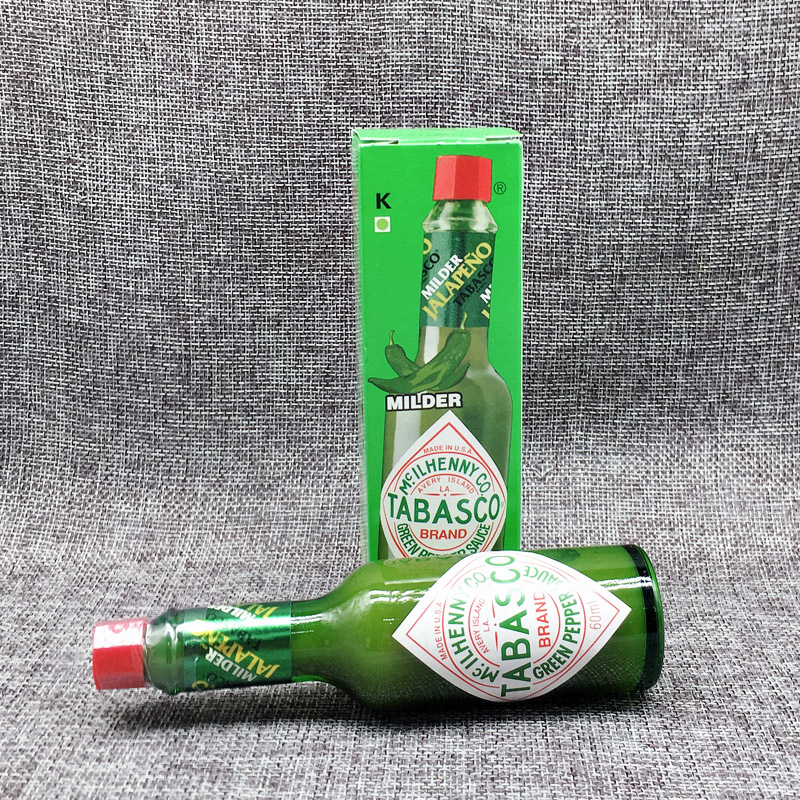 美国进口绿辣椒仔 青辣椒调味汁tabasco green pepper sauce 60ml