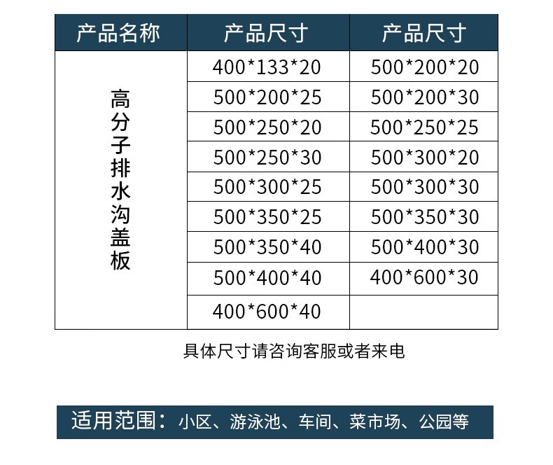 排水沟盖板地沟盖板水篦子格栅盖板塑料厨房下水道防鼠污水雨水庭院