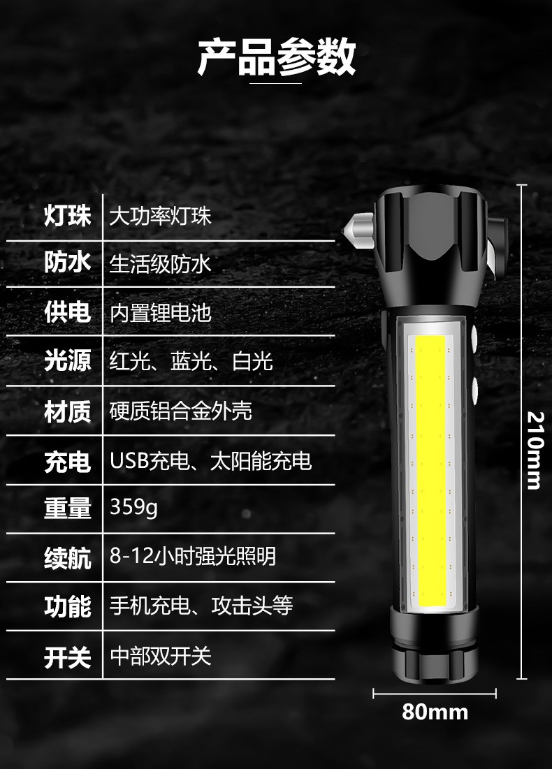 led电池型号:18650电池电池类型:锂电池材质:铝合金类别:手电筒货号