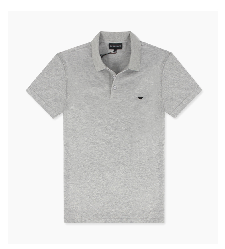 【新年礼物】emporio armani 男士休闲通勤polo衫 灰色8n1f60 1jx7z