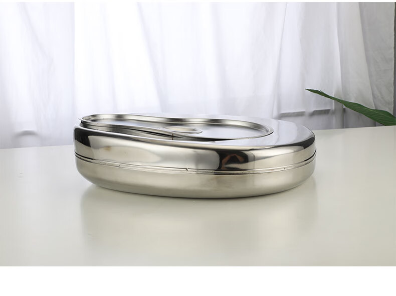 304不锈钢便盆带盖子卧床病人接尿小便壶孕妇产妇护理尿盆带盖痰盂