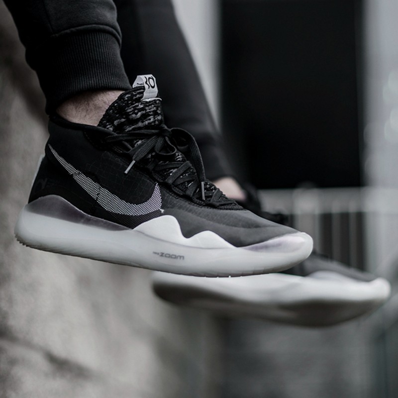 nike/耐克男鞋 zoom kd ep 杜兰特12代 黑白奥利奥实战篮球鞋 ar4230