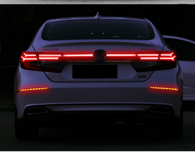 适用于本田十代雅阁led贯穿尾灯 改装流光转向刹车倒车灯雅阁尾灯 十