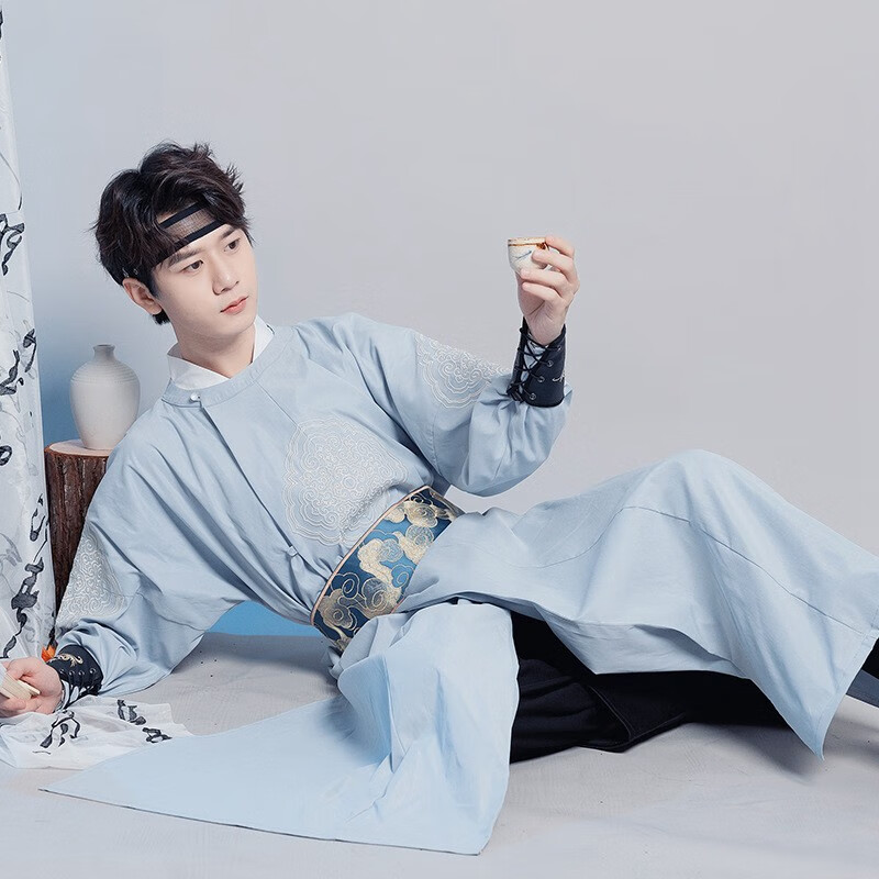 明制汉服男锦衣卫飞鱼服明制汉服男装绣刀蟒袍侍卫服衣服男古装中国风