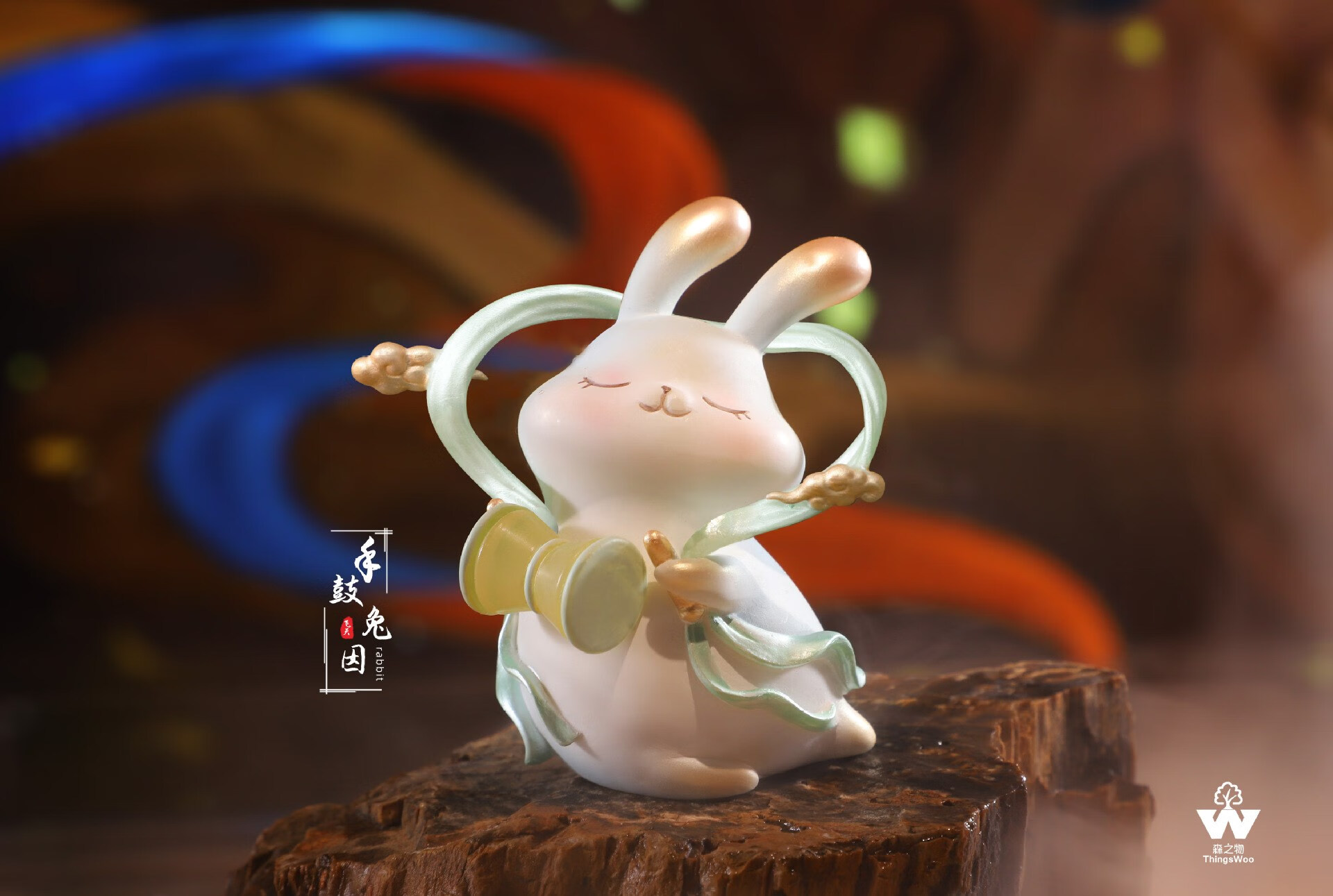 盲盒网红2022新款中秋送礼品飞天兔囡潮玩可爱玉兔摆件女孩礼物 飞天