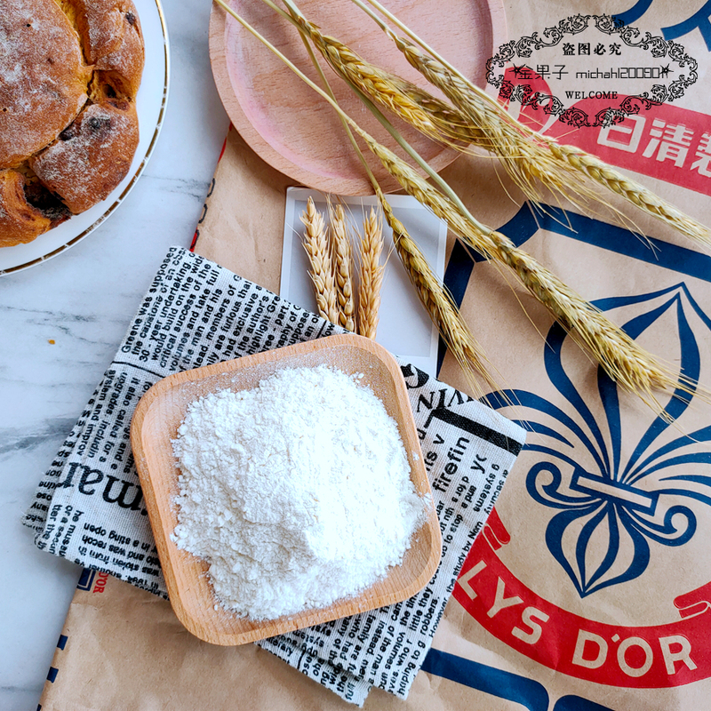 5折日清百合花面粉25kg日本原装进口中高筋面粉烘焙原料广东