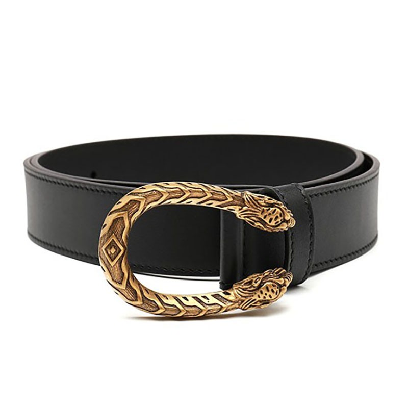 gucci古驰酒神黑色全皮腰带476453ap00taq奢侈品礼物黑色85