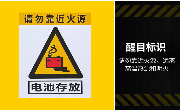 锂电池安全警示图标图片