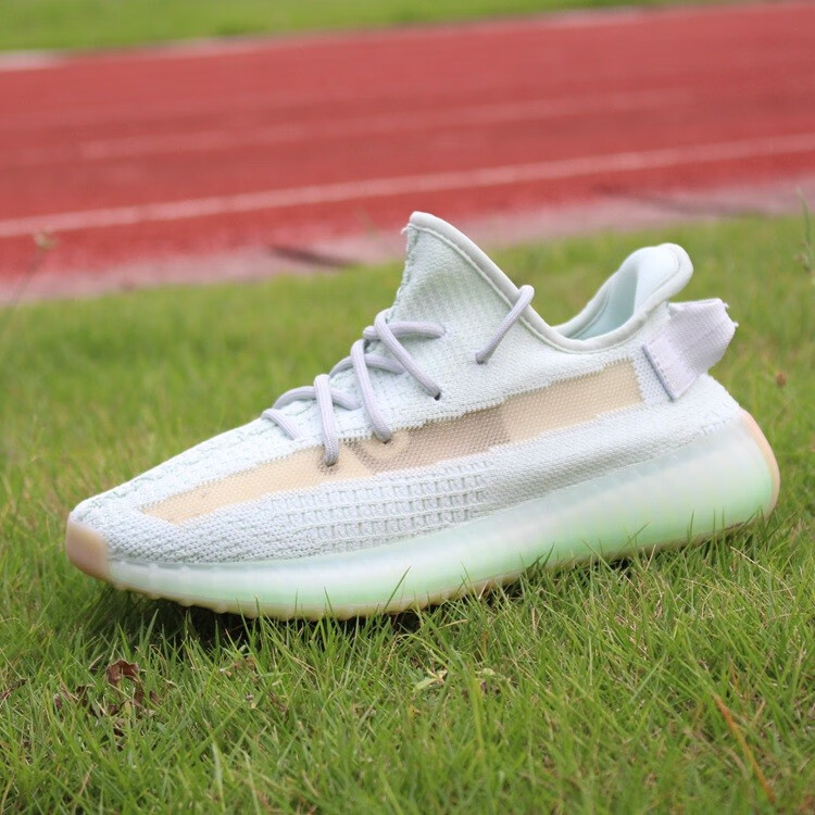 椰子鞋350满天星情侣休闲运动鞋男网面透气跑步鞋女年百搭鞋 卡其色