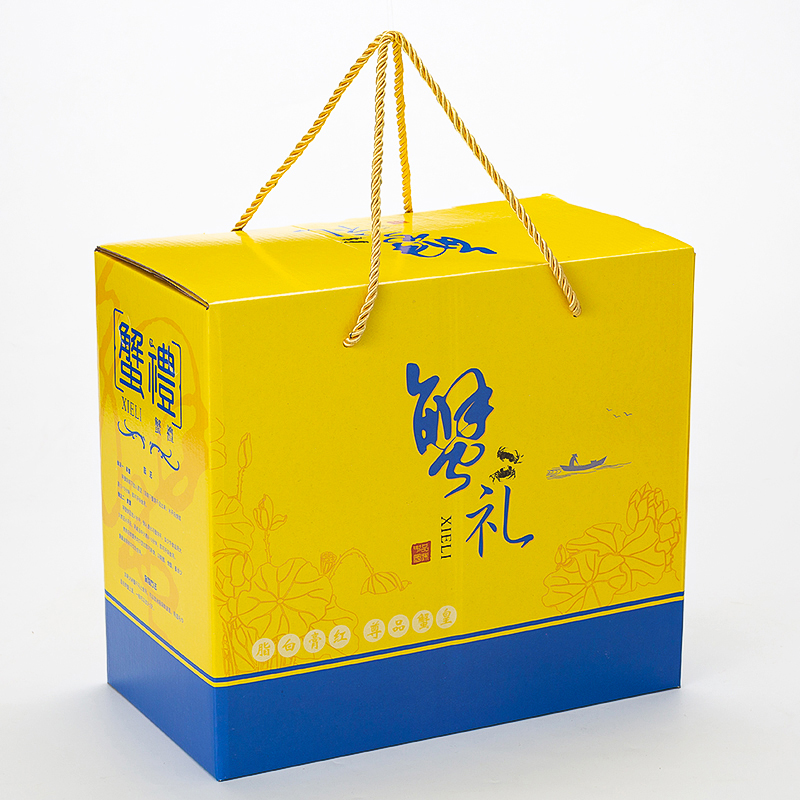 大闸蟹礼盒包装盒空盒大号阳澄湖螃蟹礼品盒可选配泡沫箱纸盒纸箱高档