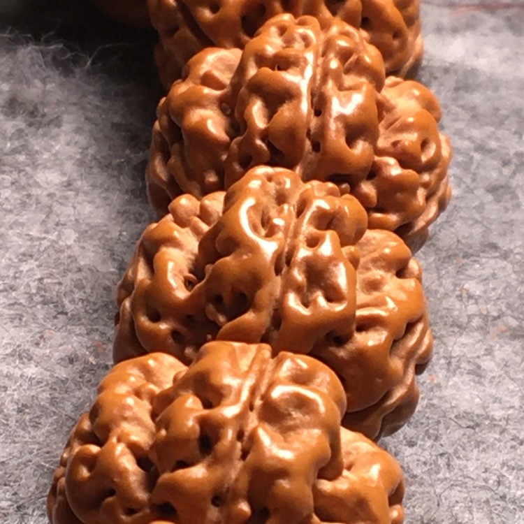 顶盈尼泊尔小金刚菩提子帝王花手串单圈5瓣108颗蜂窝梅花双龙手链帝王