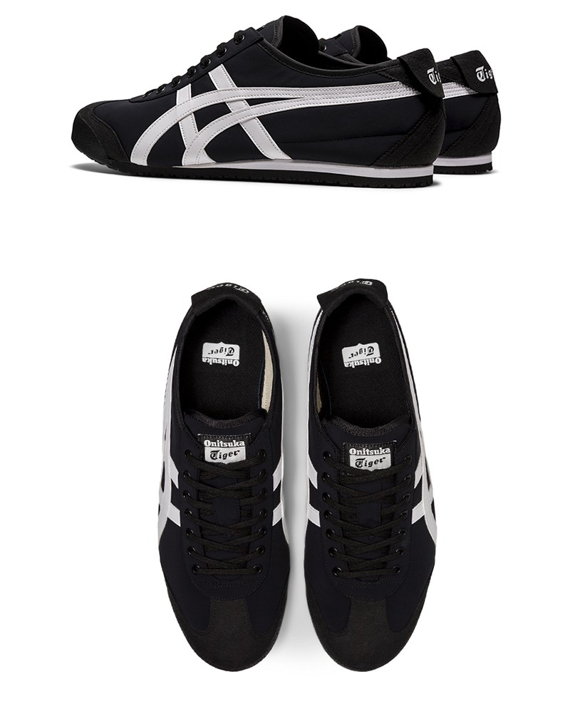 onitsuka tiger鬼冢虎经典虎爪纹尼龙男女款休闲鞋mexico 66 1183b497