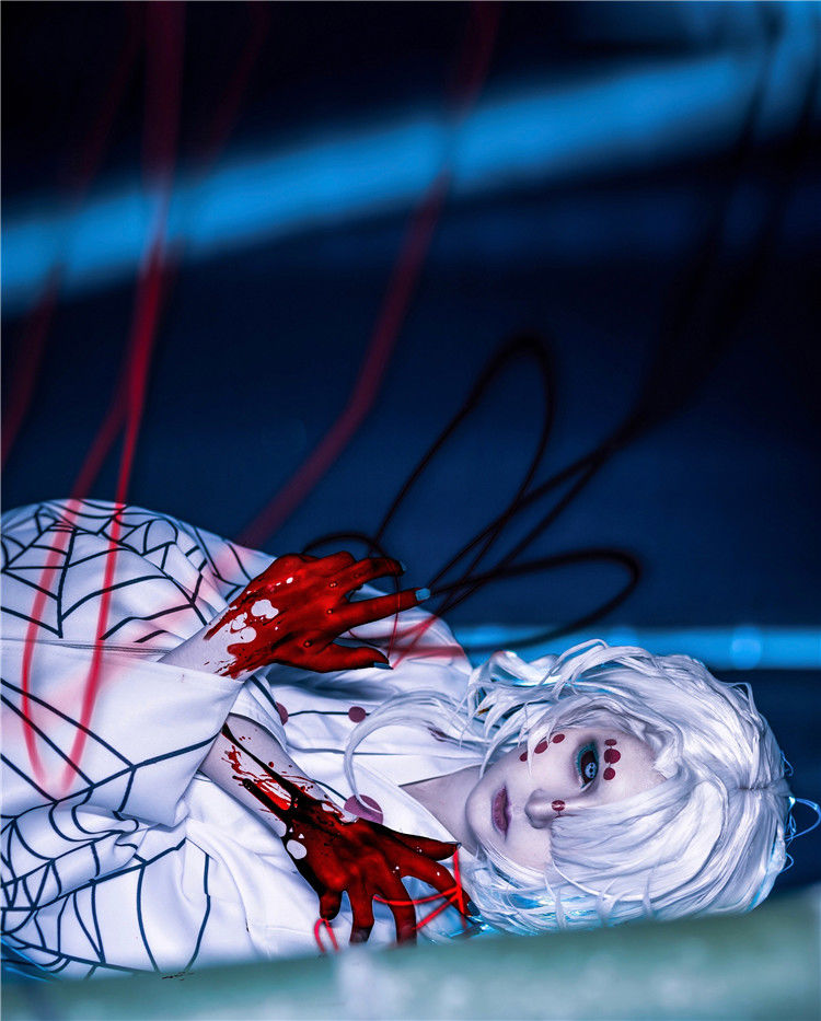 鬼灭之刃cos服十二鬼月下弦之五蜘蛛累cos和服cosplay服装男女蜘蛛累