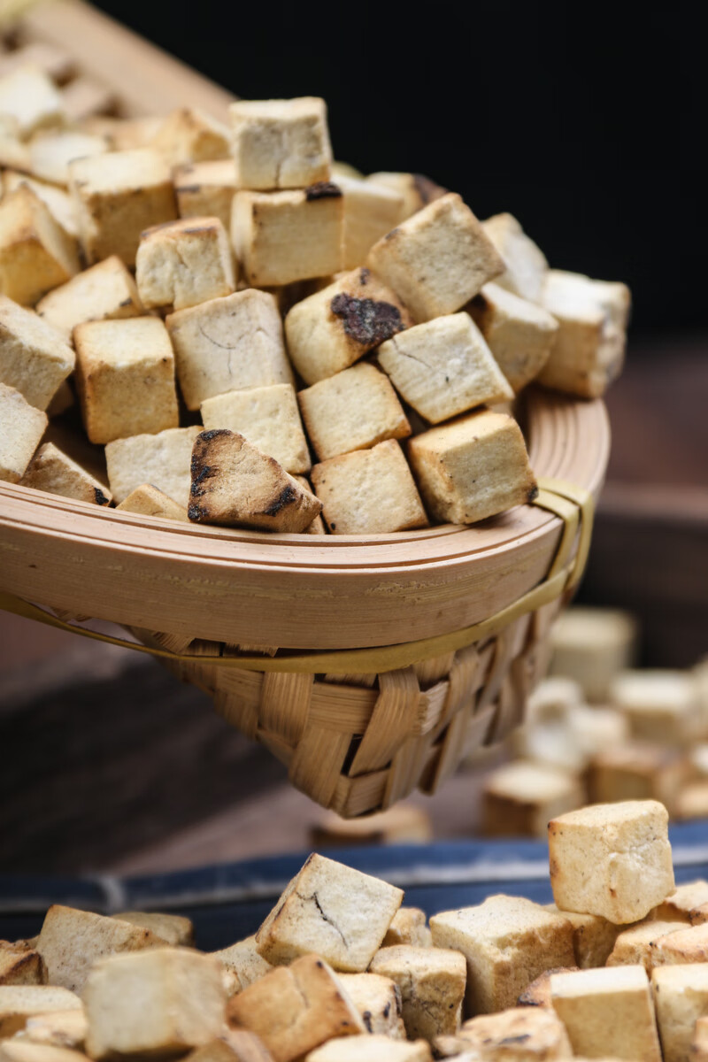 炒熟茯苓50-500克g中药材白茯苓块粉伏苓茶无硫干麸炒茯苓丁 麸炒茯苓