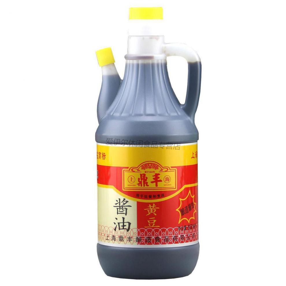 上海鼎丰黄豆酱油800ml 酿造黄豆酱油 酿造酱油 黄豆酱油酿造酱油