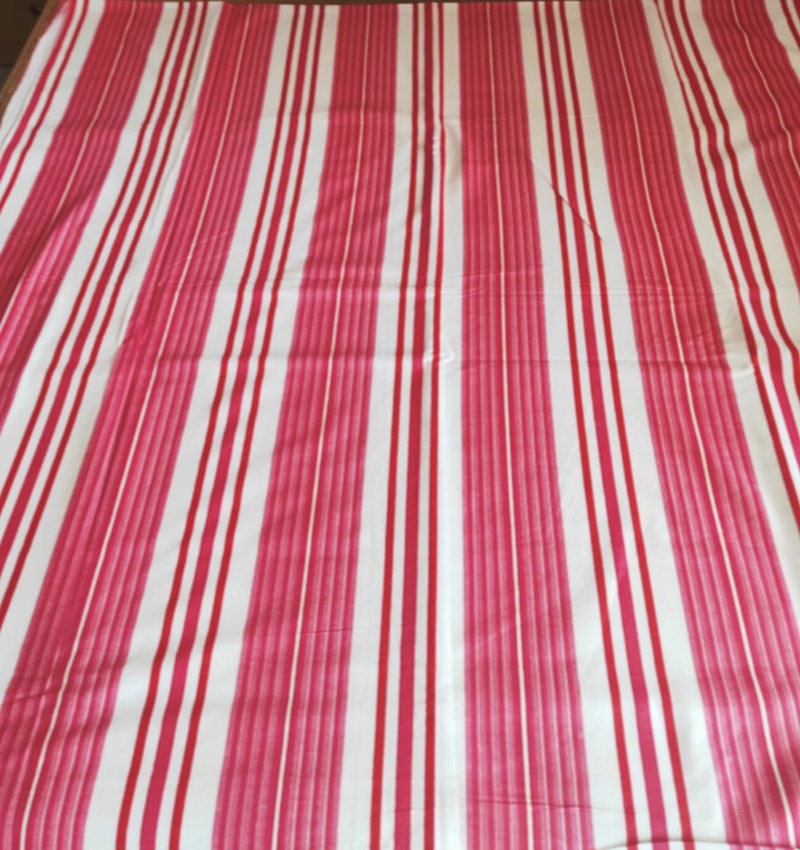 被里被面 中式婚庆全棉加厚被里布料结婚老式传统条纹布配丝绸被面