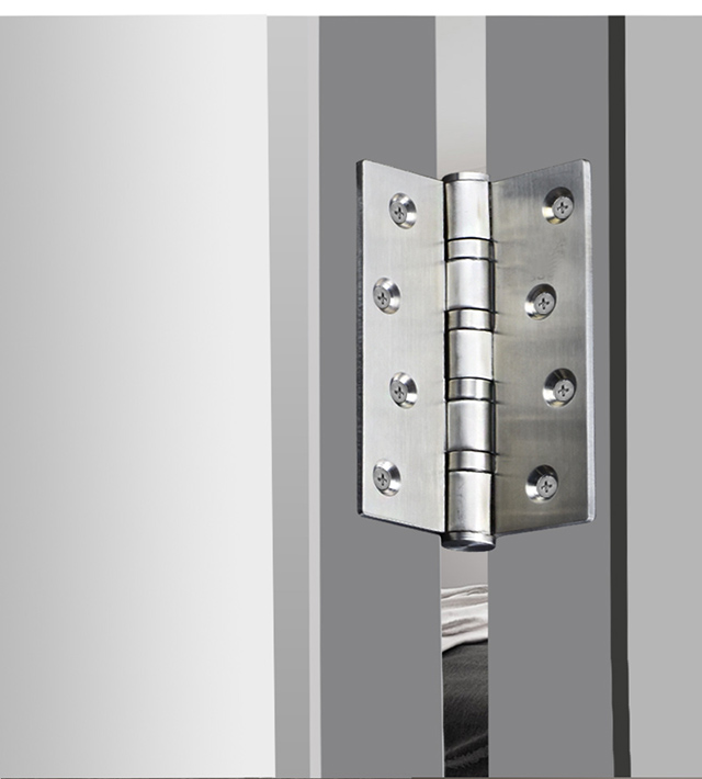 顾宜304不锈钢4寸加厚合页加粗中轴静音顺畅轴承铰链实木房间红木大门