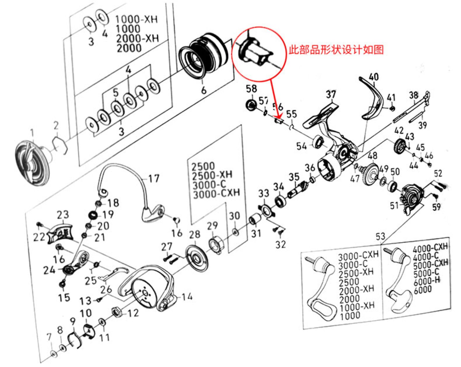 纺车轮内部结构图片