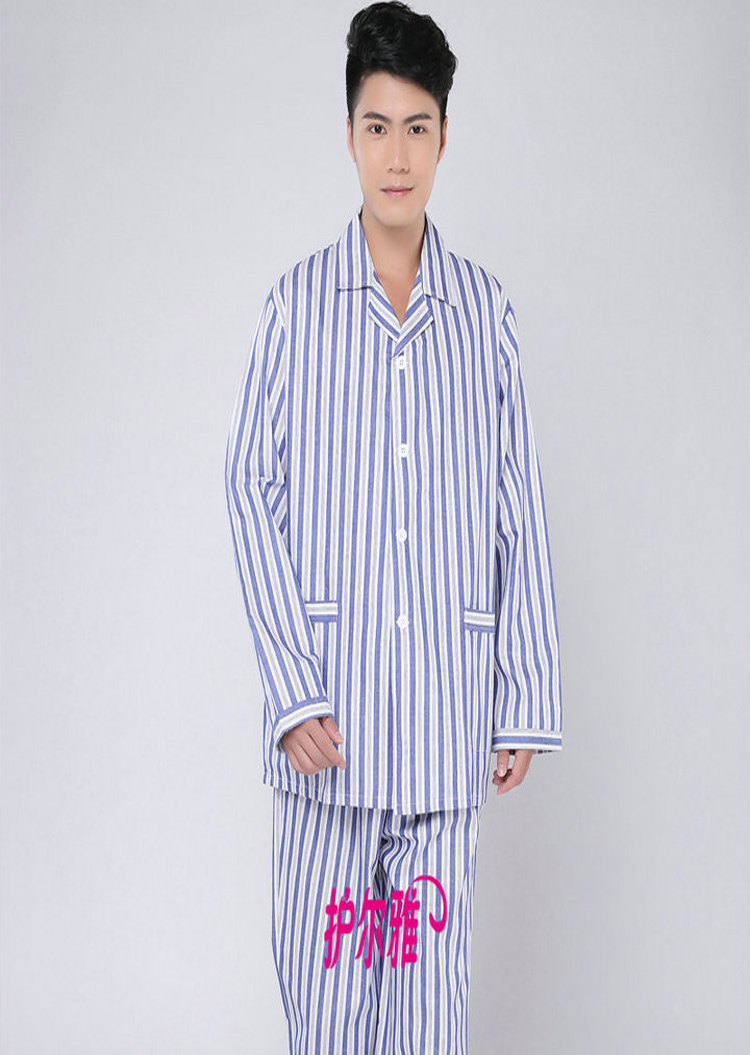 医院纯棉病人用病号服套装女病人服隔离服长袖男医院通用男女长袖护理