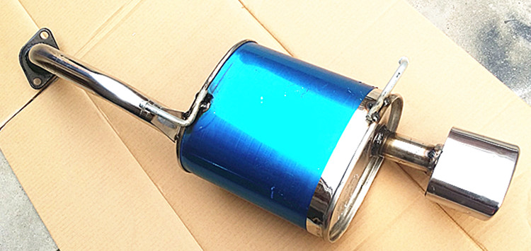 适用于力帆320排气管消声器消音器加厚双层静音型原车位安装不锈钢320