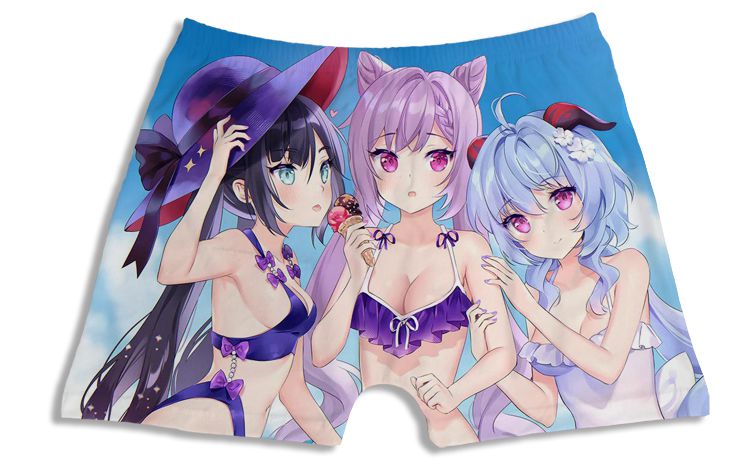 【特价捡漏】高档轻奢旗舰官方店原神周边北斗内裤男士女宽松平角裤大