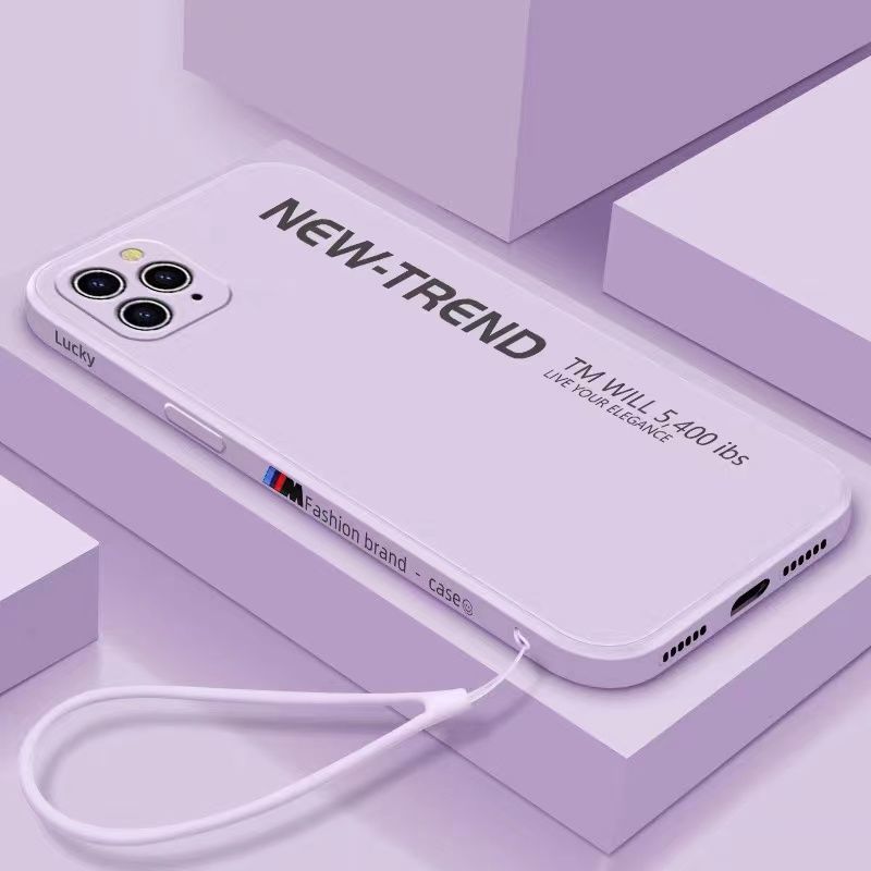 手机壳iphone12英文86s7plus软12promaxxsmasxr紫蓝色newtrend钢化膜